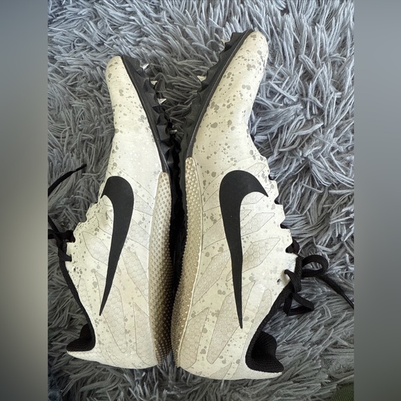 Nike Zoom track and field running spikes Rival S9Pure Platinum Speckled Size 8.5 - Picture 1 of 7